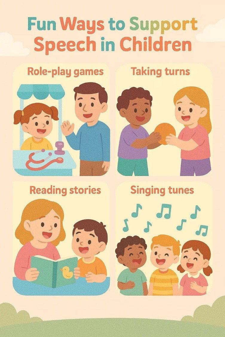 fun ways to support speech in children